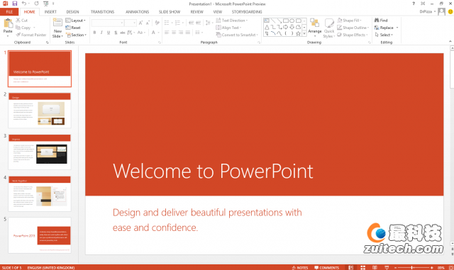 第一眼看：PowerPoint 2013