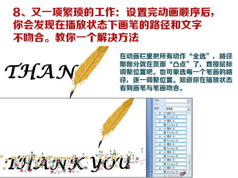 PowerPoint制作教程：PPT放映結(jié)束各種手寫謝謝觀看的方法