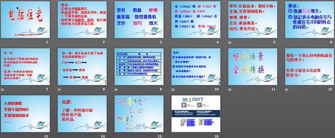 《電腦住宅》PPT課件下載