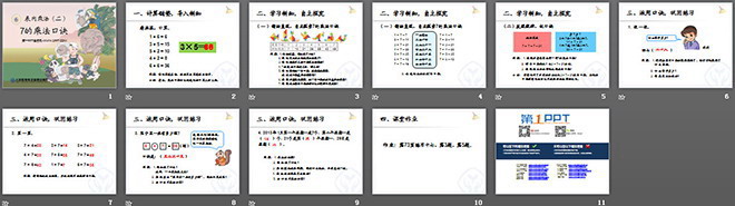 《7的乘法口訣》表內(nèi)乘法二PPT課件