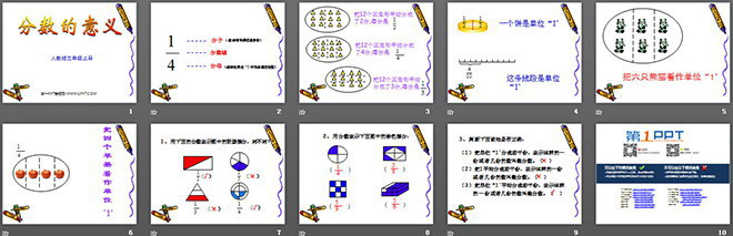 《分?jǐn)?shù)的意義》分?jǐn)?shù)的初步認(rèn)識PPT課件