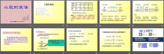 《小數(shù)的乘法》PPT課件