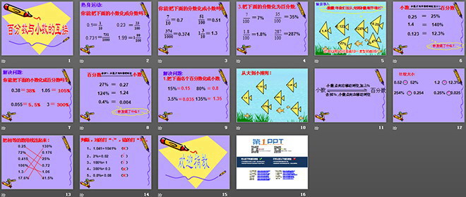 《百分?jǐn)?shù)與小數(shù)的互化》PPT課件