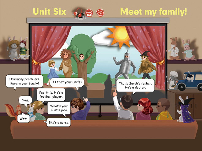《Unit6 Meet my family!》Flash动画课件