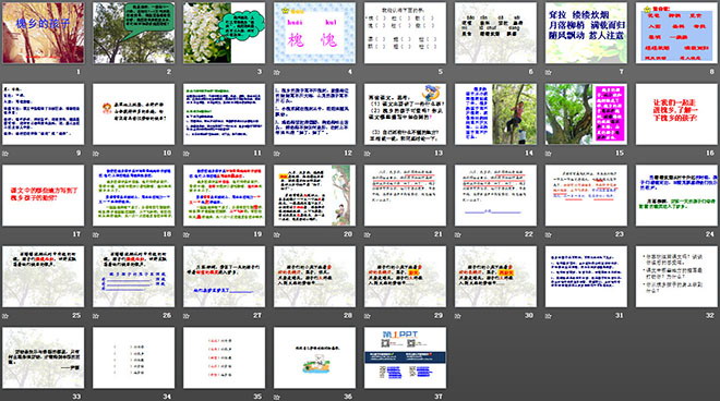 《槐鄉(xiāng)的孩子》PPT教學(xué)課件下載5