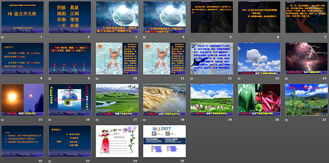 《盤古開天地》PPT教學課件下載4