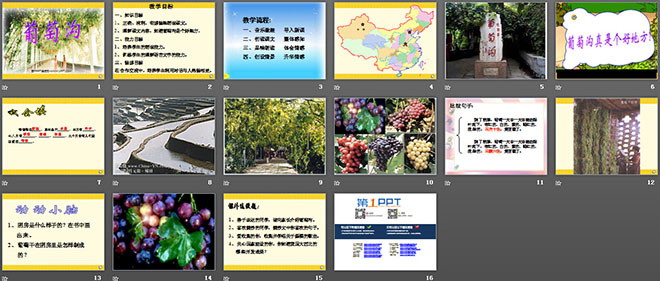 《葡萄溝》PPT課件6