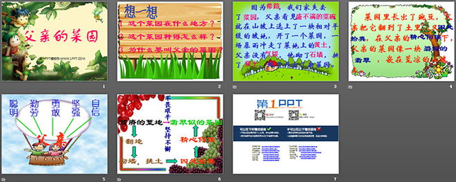 《父親的菜園》PPT課件3