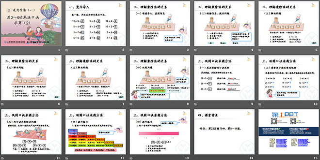 《用2～6的乘法口訣求商》表內(nèi)除法PPT課件2