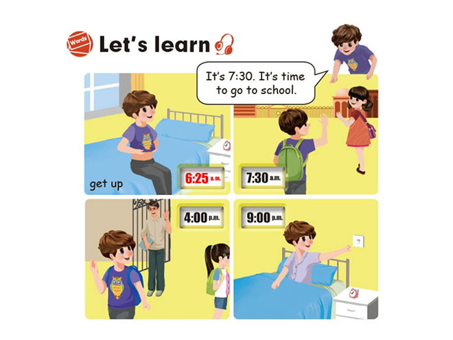 《What Time Is It?》lets learn Flash动画课件2