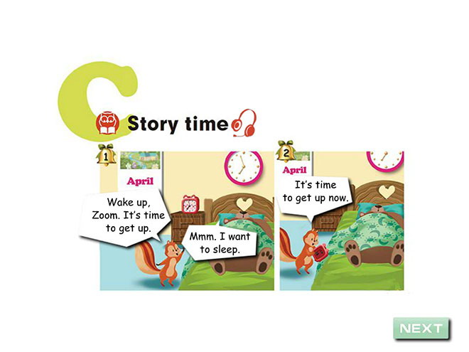 《What Time Is It?》story time Flash动画课件