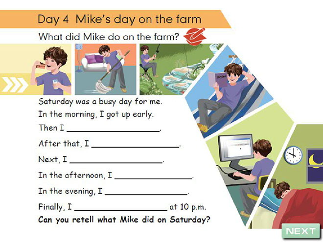 《Mike\s happy days》mike\s day on the farm Flash动画课件