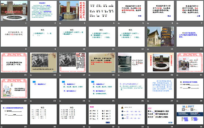 《吃水不忘挖井人》PPT課件6