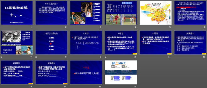 《正數(shù)和負(fù)數(shù)》有理數(shù)PPT課件2