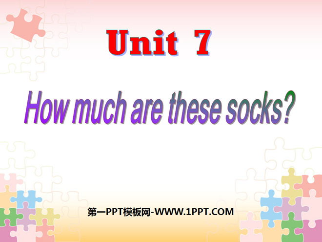 《How much are these socks?》PPT课件3