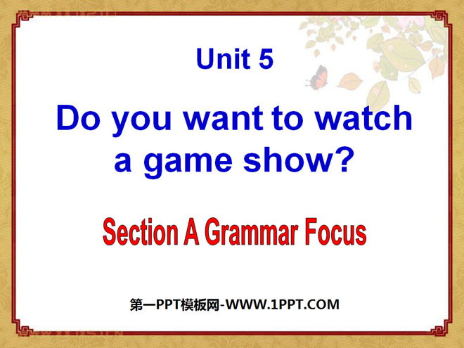 《Do you want to watch a game show》PPT课件4
