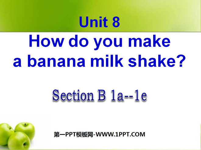 《How do you make a banana milk shake?》PPT课件15