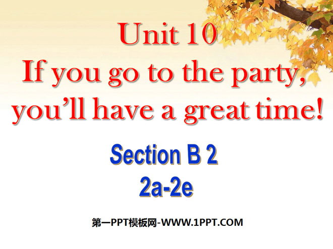 《If you go to the party you'll have a great time!》PPT课件5