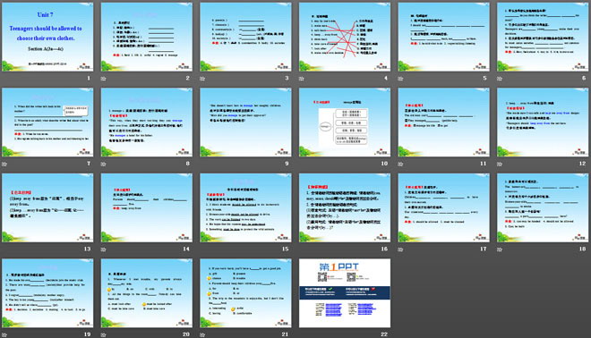 《Teenagers should be allowed to choose their own clothes》PPT課件14