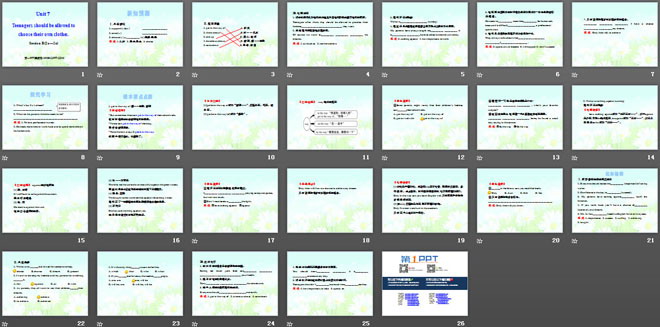 《Teenagers should be allowed to choose their own clothes》PPT课件17