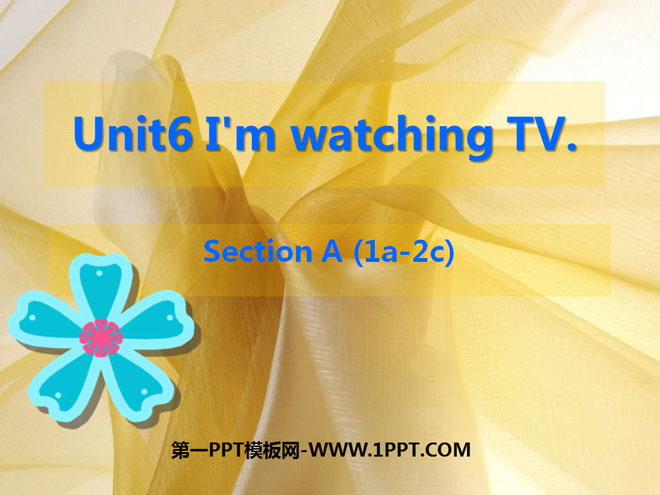《I’m watching TV》PPT课件6