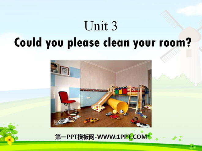 《Could you please clean your room?》PPT课件4