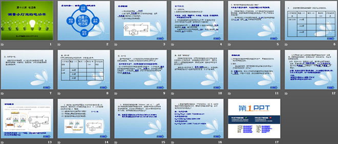 《測量小燈泡的電功率》電功率PPT課件3