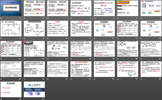 《測量小燈泡的電功率》電功率PPT課件6