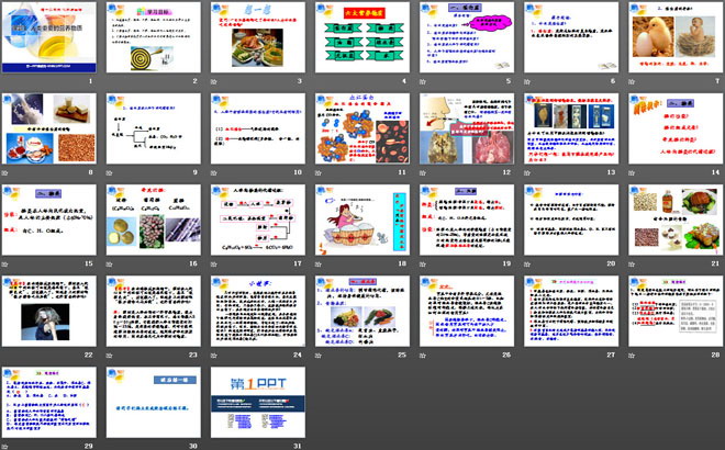 《人類重要的營養(yǎng)物質》化學與生活PPT課件