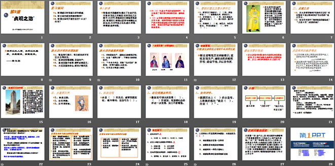 《貞觀之治》繁榮與開放的社會PPT課件3