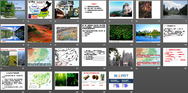 《自然特征與農(nóng)業(yè)》南方地區(qū)PPT課件