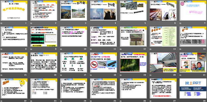 《噪聲的危害和控制》聲現(xiàn)象PPT課件6