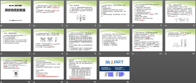 《測(cè)量物質(zhì)的密度》質(zhì)量與密度PPT課件8