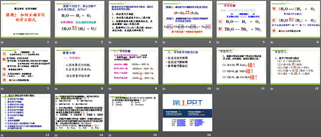 《如何正確書寫化學(xué)方程式》化學(xué)方程式PPT課件7