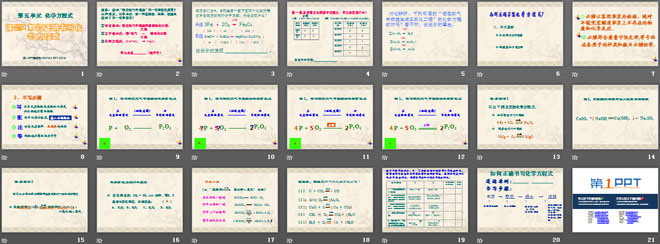 《如何正確書寫化學方程式》化學方程式PPT課件9