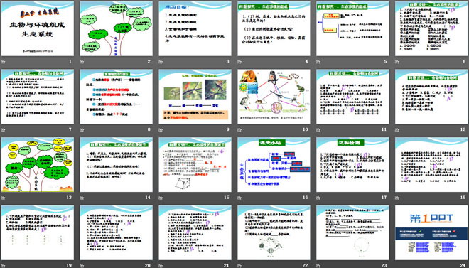 《生物與環(huán)境組成生態(tài)系統(tǒng)》了解生物圈PPT課件2
