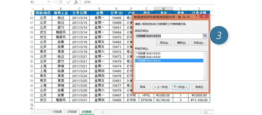 Excel如何實現(xiàn)多表的合并數(shù)據(jù)透視？