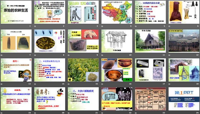《原始的农耕生活》中华文明的起源PPT课件4