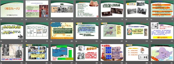 《难忘九一八》中华民族的抗日战争PPT课件7