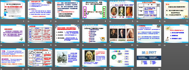 《科學(xué)和思想的力量》璀璨的近代文化PPT課件6