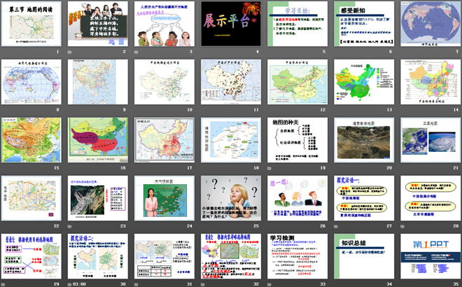 《地圖的閱讀》地球和地圖PPT課件2