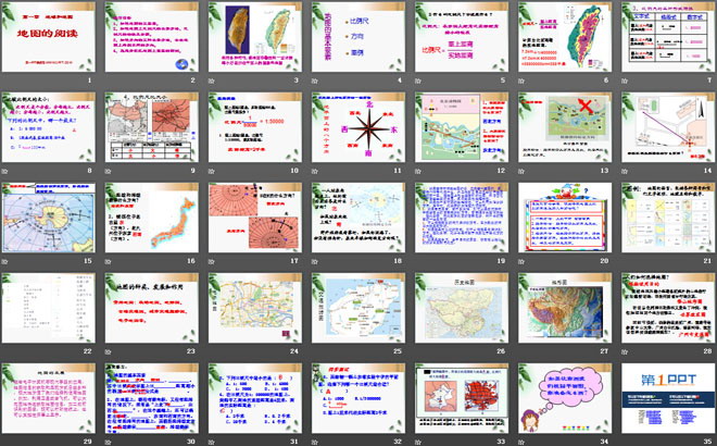 《地图的阅读》地球和地图PPT课件9