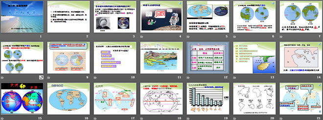 《大洲和大洋》陸地和海洋PPT課件7