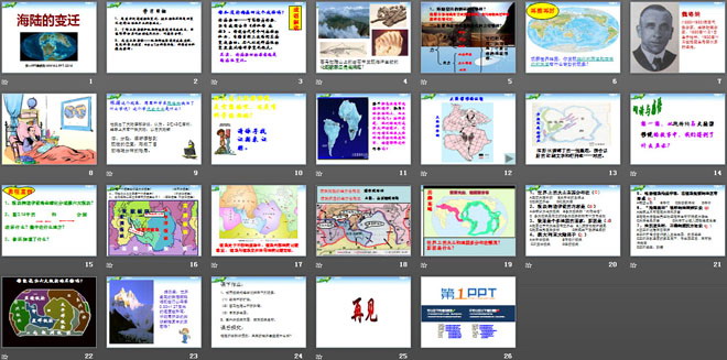 《海陸的變遷》陸地和海洋PPT課件3