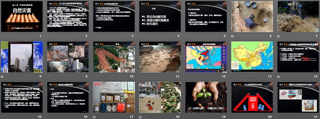 《自然灾害》中国的自然环境PPT课件3