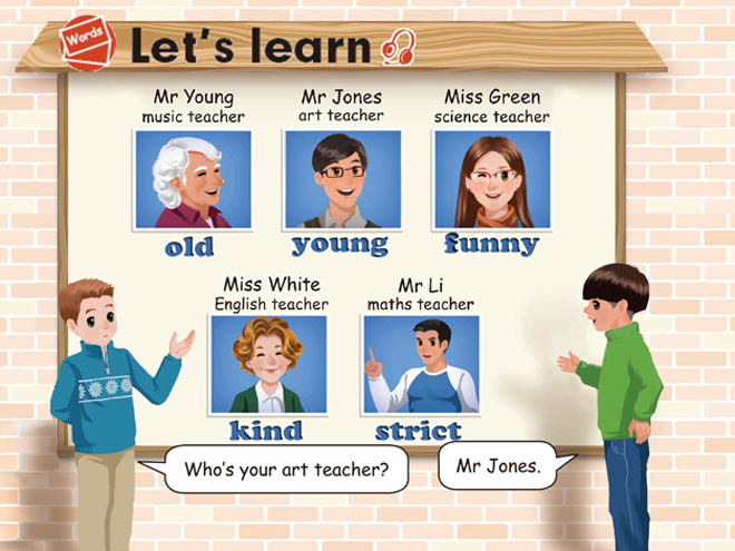 《What's he like?》lets learn Flash动画课件