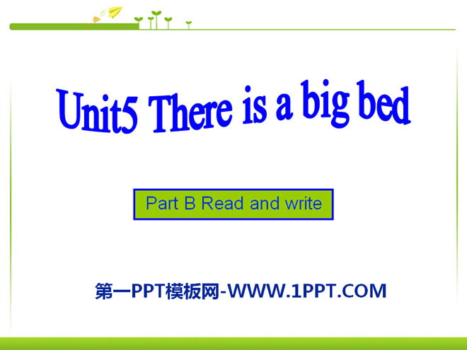 《There is a big bed》PPT课件15