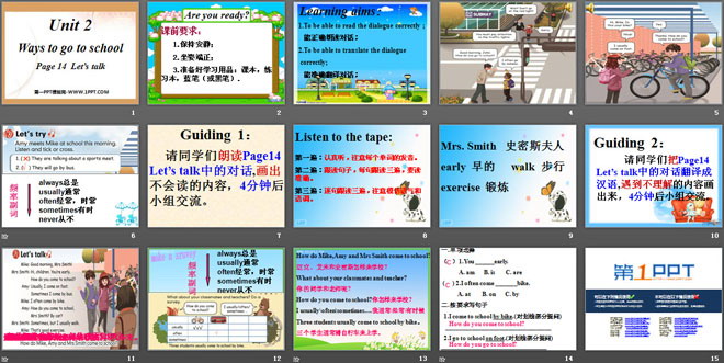 《Ways to go to school》PPT課件2