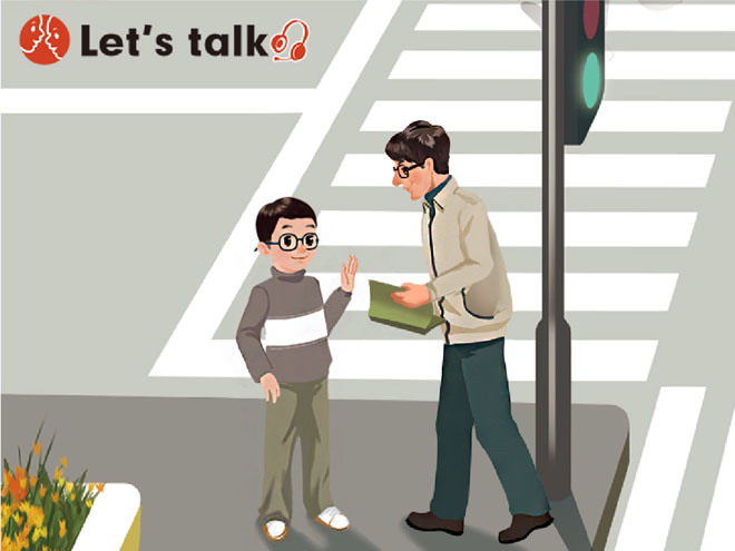 《Ways to go to school》let's talk Flash動畫課件2