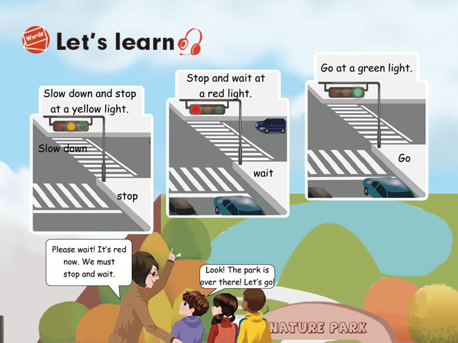 《Ways to go to school》let's learn Flash動畫課件2